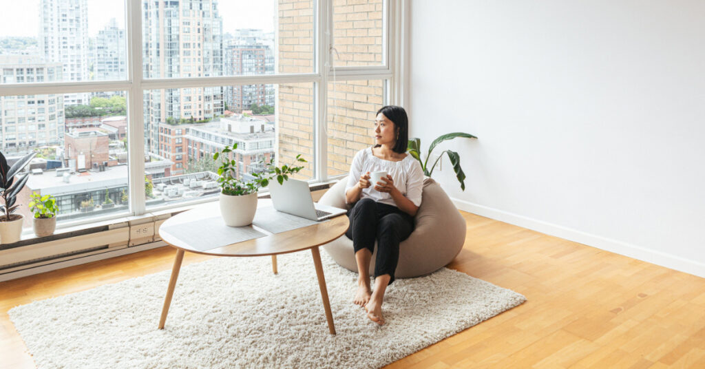 A photo showing a minimalist lifestyle