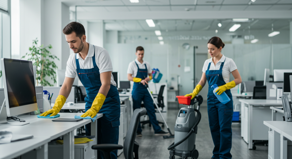 Ménage commercial : maintenir un environnement de travail propre et professionnel